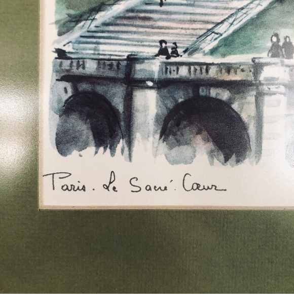 VINTAGE Arno Paris Le Sacre Coeur print - Picture 4 of 10